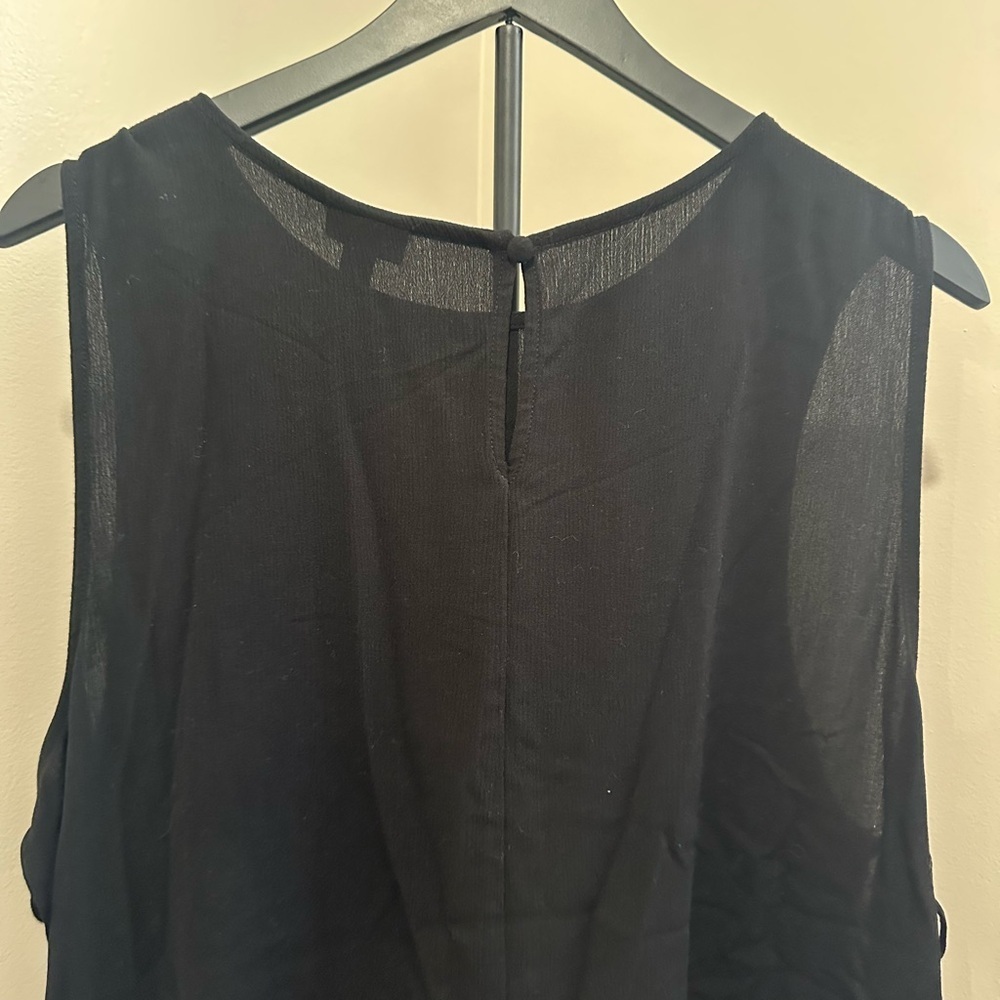 torrid Black Sleeveless Tank with Side Tie Detail - Picture 11 of 11